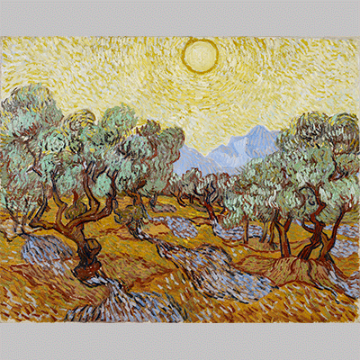 van Gogh Olive Trees 1